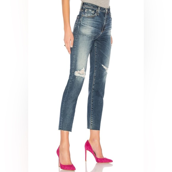 Ag Jeans Phoebe Vintage High Waisted Jeans Size 27 15 Years Undercool - Picture 2 of 16